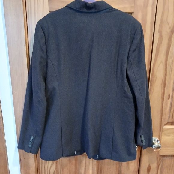 Eddie Bauer wool blazer herringbone beautifully made 18 Tall NWT! - Picture 2 of 9